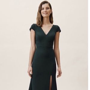 Emerald green BHLDN Ara Dress, brand new with tags